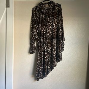 Cheetah print dress